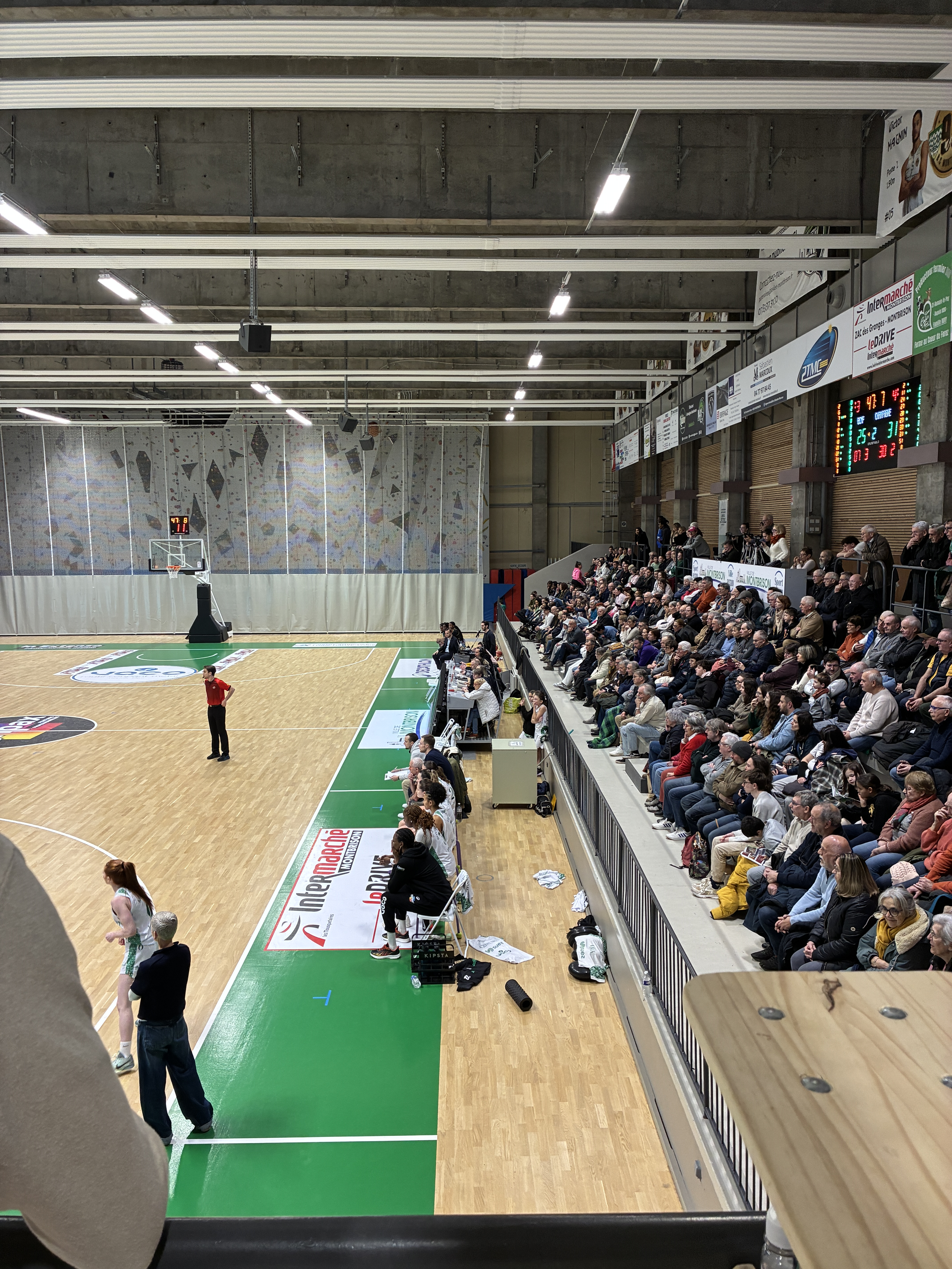 Ambiance au gymnase Dubruc